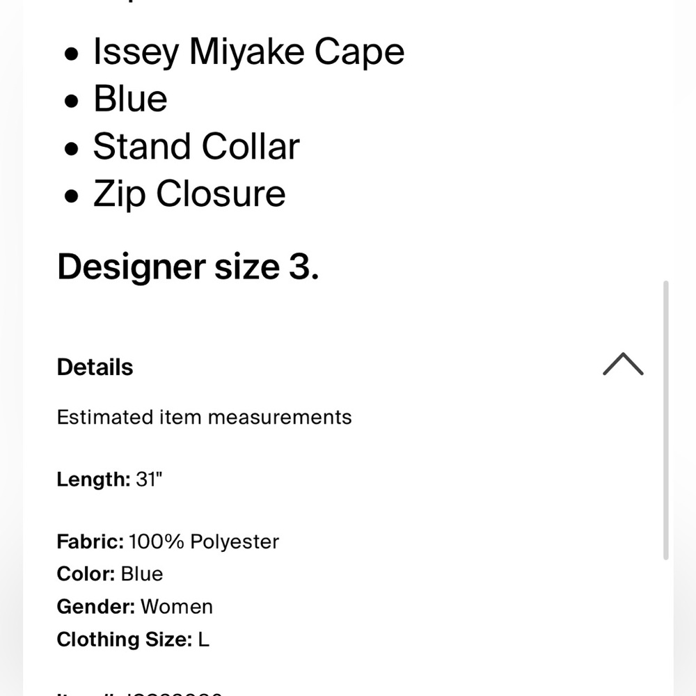 Issey Miyake Elegant Black Women's Cape Jacket - Picture 4 of 4
